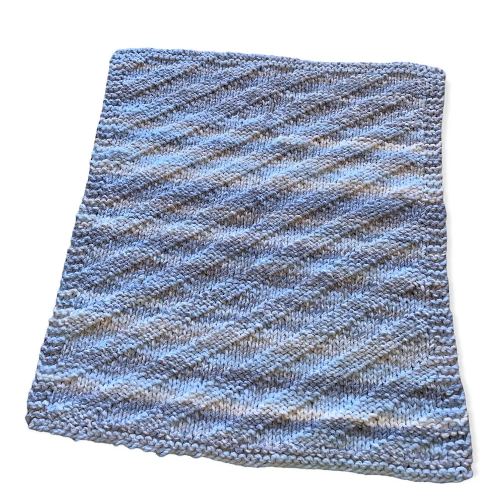 New Handmade Knit Baby Blanket